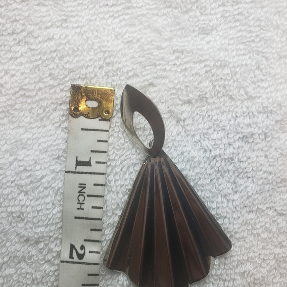 Fashion Earrings Boho Dangle Women - Silver Geometric shape. - Picture 2 of 8